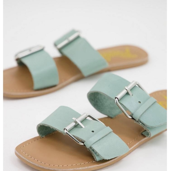 RULE LONDON Shoes - New GENUINE LEATHER slides by Rule London #J089